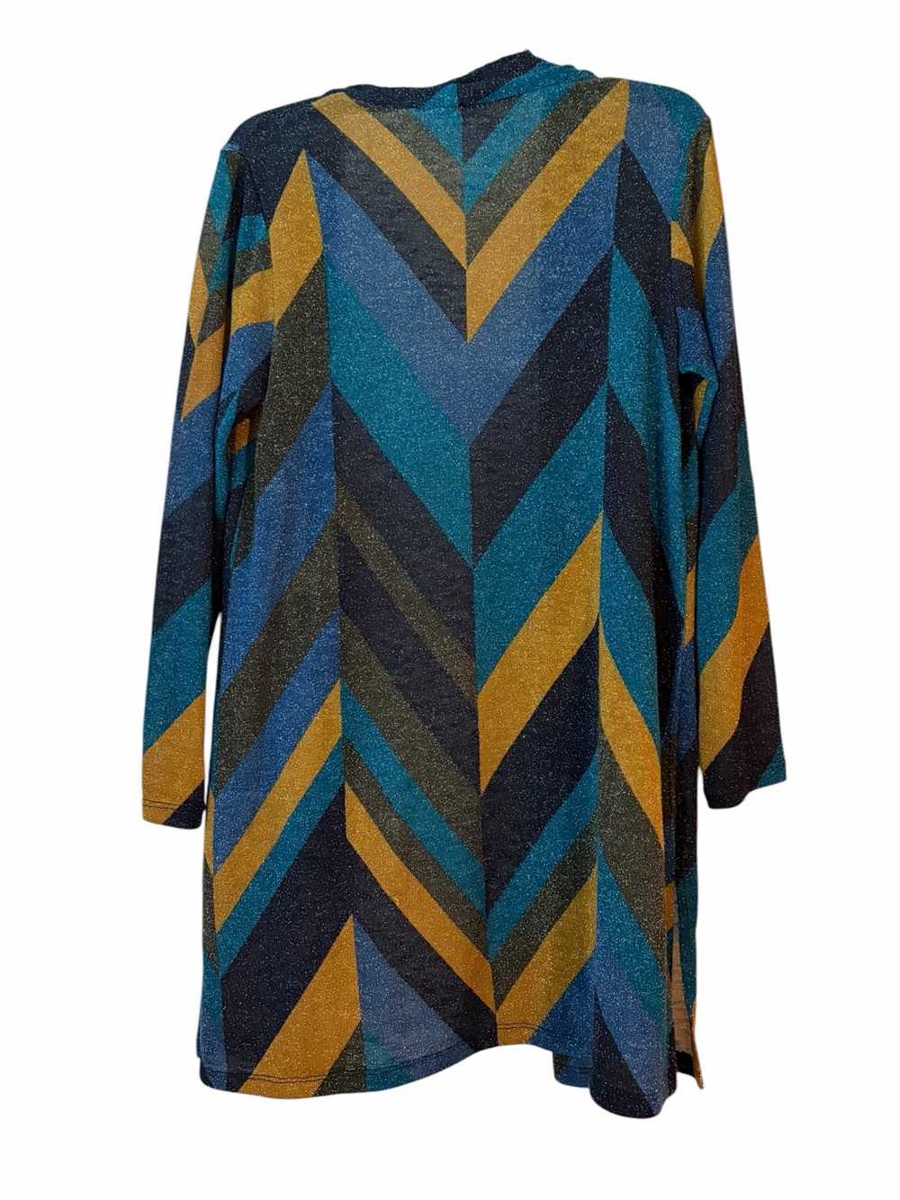 SUSAN GRAVER chevron duster